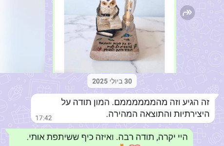 יצירתיות מתפרצת ושירות מהיר